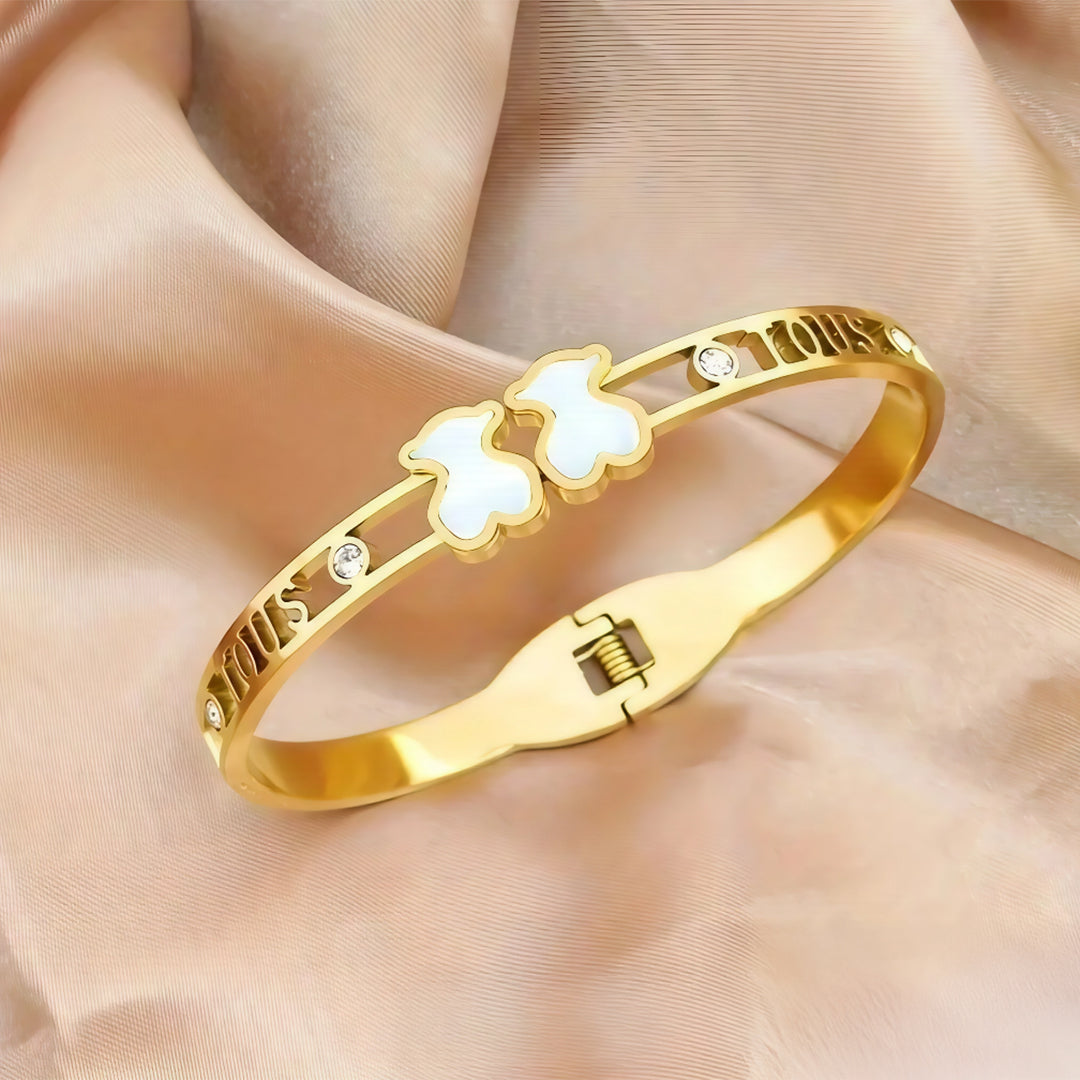 Brazalete de Lujo TOUS ORIGINAL Oro 18K - Ancho: 9.7 mm