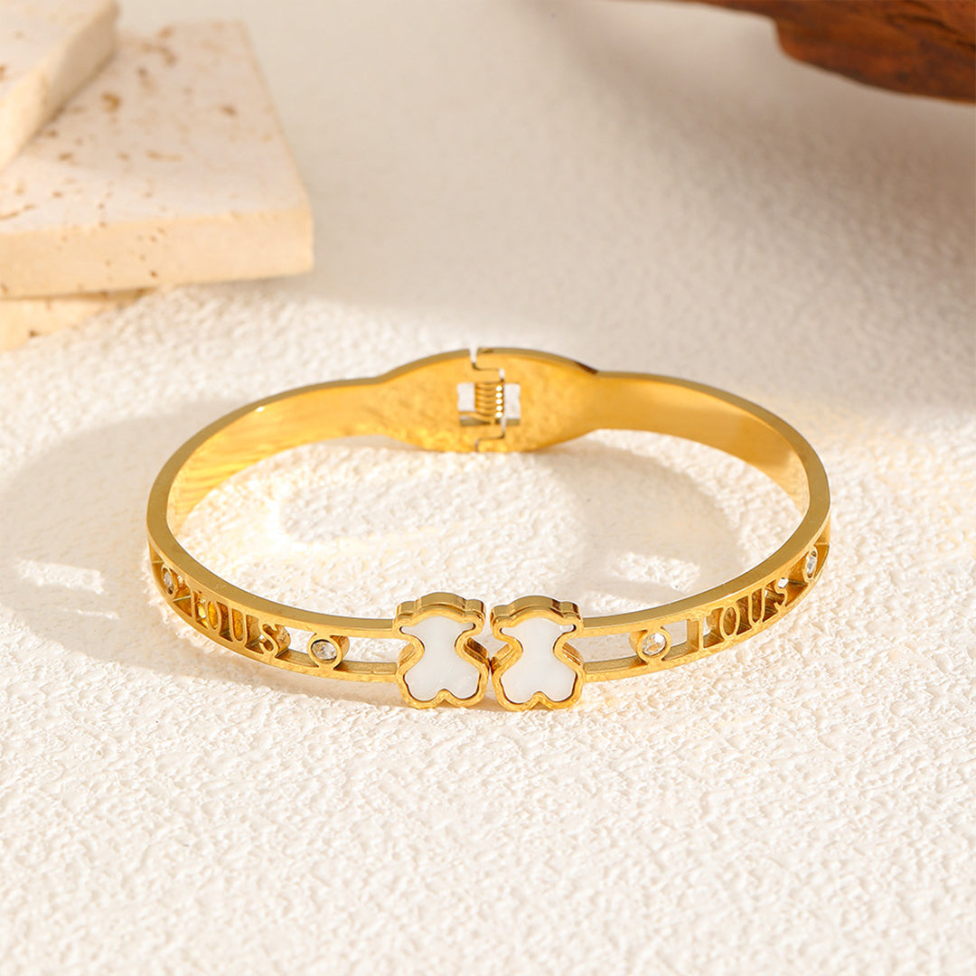 Brazalete de Lujo TOUS ORIGINAL Oro 18K - Ancho: 9.7 mm