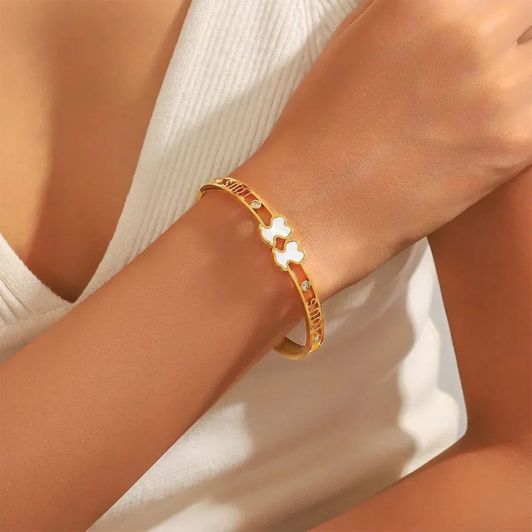 Brazalete de Lujo TOUS ORIGINAL Oro 18K - Ancho: 9.7 mm