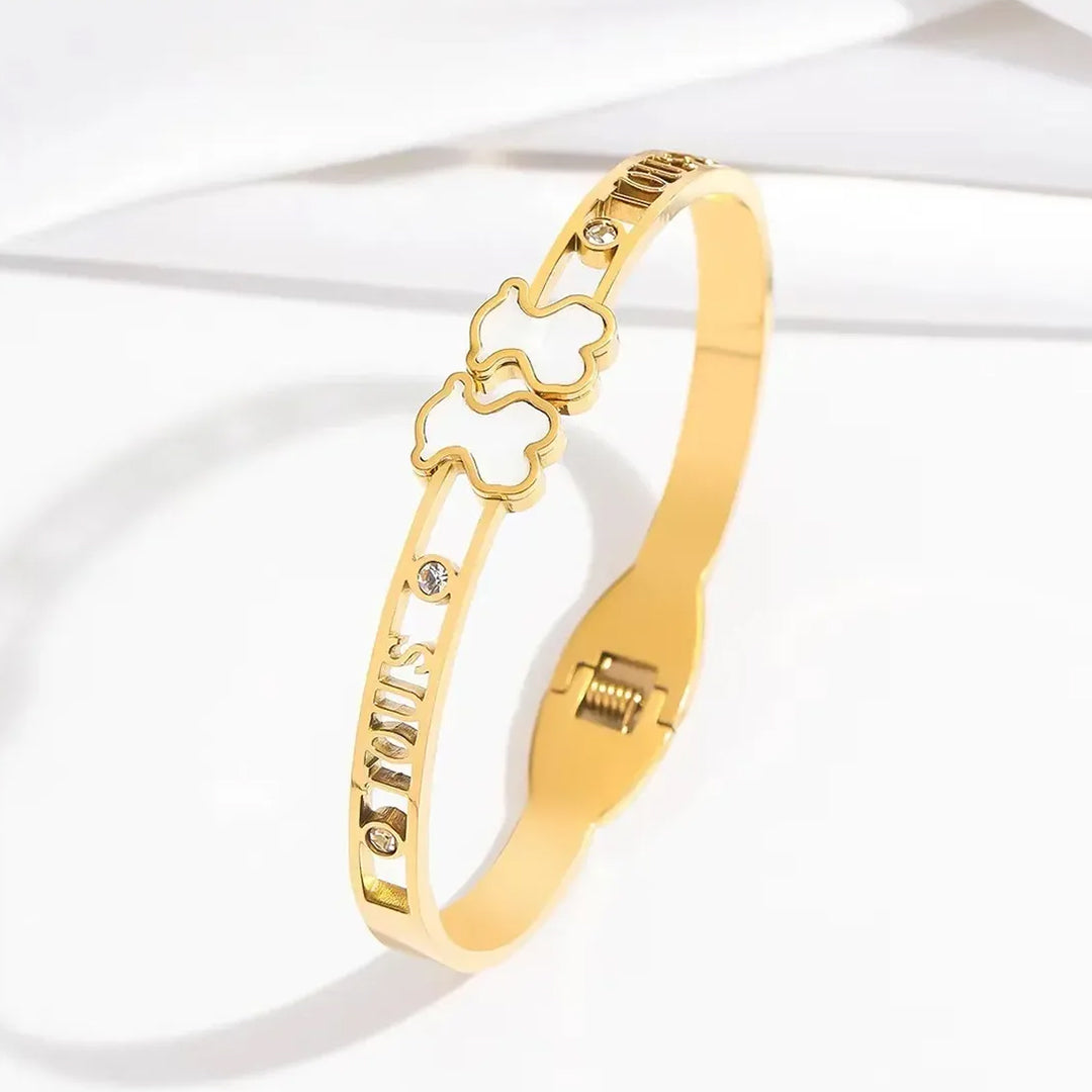 Brazalete de Lujo TOUS ORIGINAL Oro 18K - Ancho: 9.7 mm