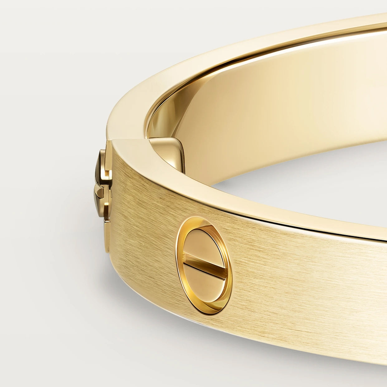 Brazalete Cartier Love Oro amarillo 18K - Ancho: 6.1 mm